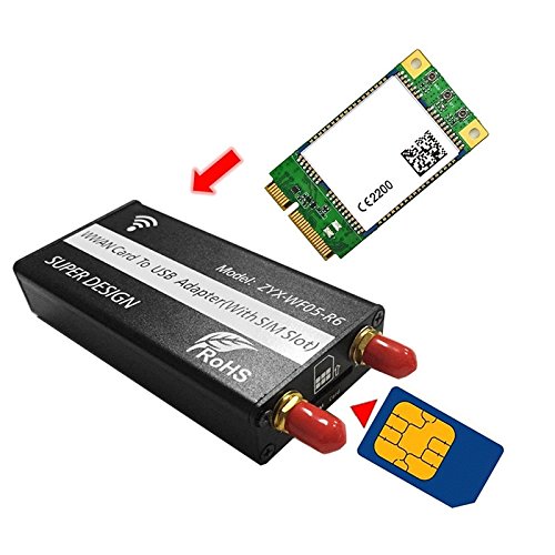 Amazon.co.jp: Toptekits PCI-E Mini PCI-Express - USBアダプター SIM